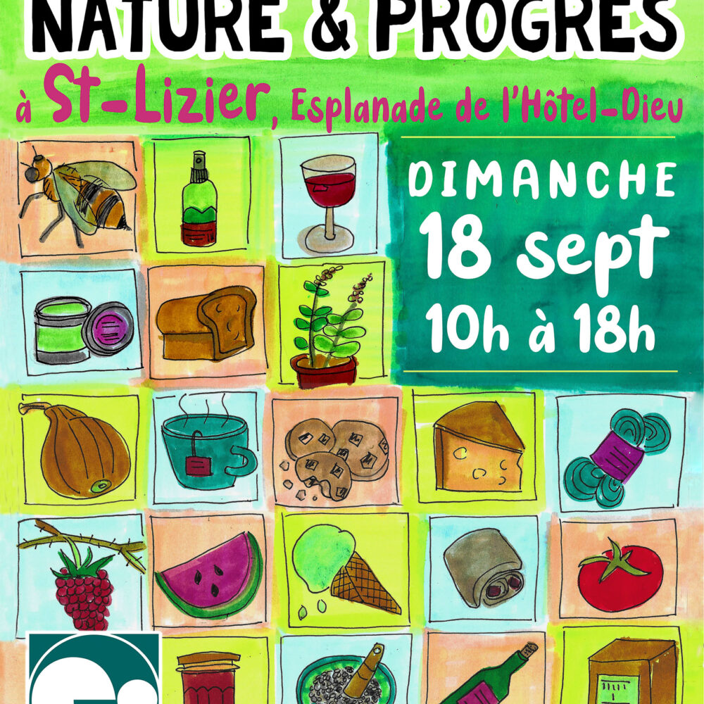 Marché Nature & Progrès (producteur.ices, transformateur.rices, ateliers, rencontres)