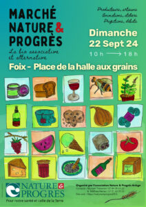 Affiche du Quatrième Marché Nature & Progrès à Foix