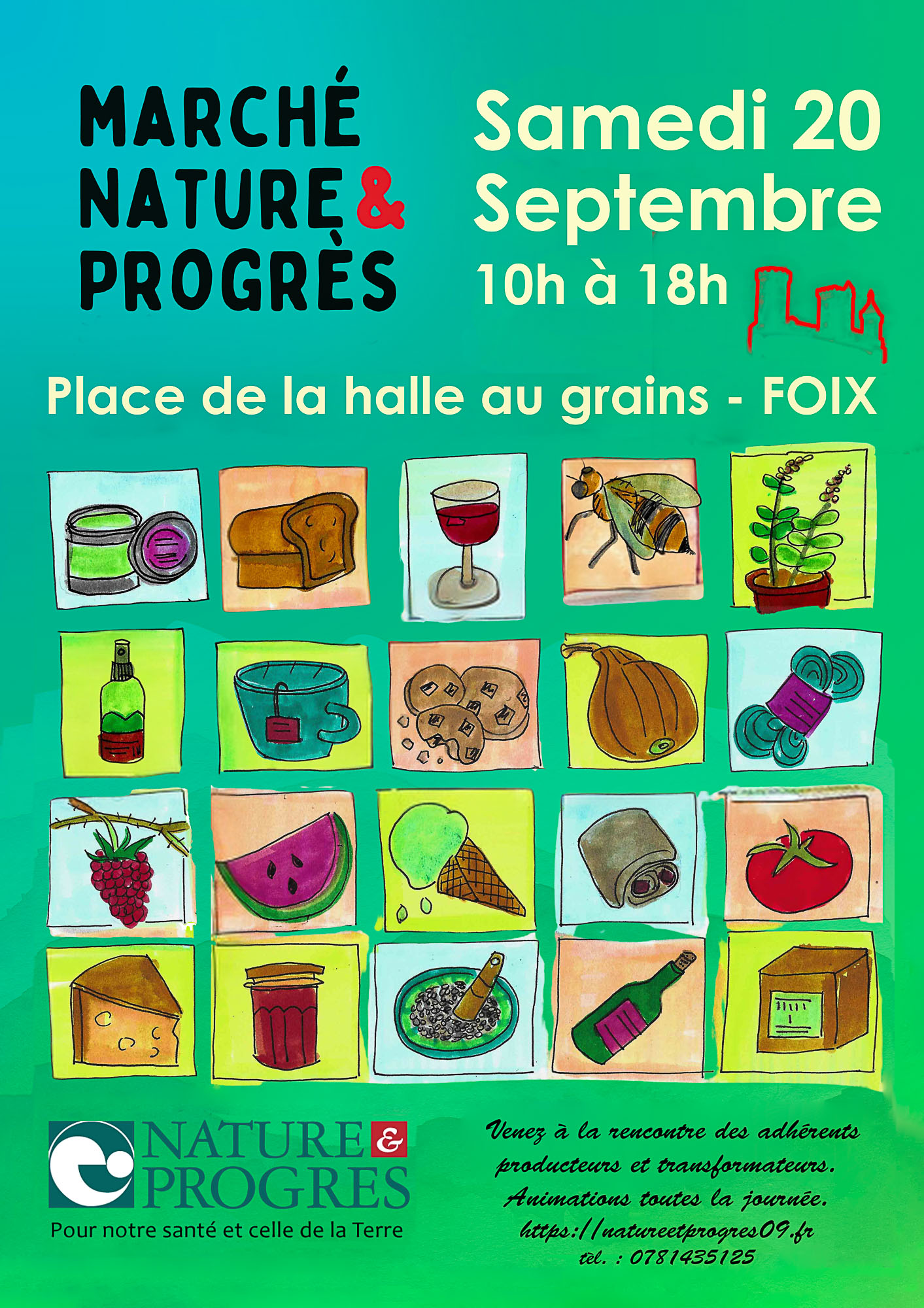 5ème marché Nature & Progrès à Foix